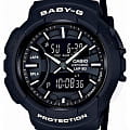 Casio Casio Baby-G BGA-240-1A1DR  BGA-240-1A1DR кварцевые женские часы черный циферблат, браслет пластик — вид спереди