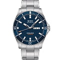 Mido Mido Ocean Star 200 M026.430.11.041.00  M0264301104100 механические мужские часы синий циферблат, браслет нержавеющая сталь — вид спереди