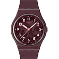 Swatch Swatch Gent Biosourced Lacquered SO28R115  SO28R115 кварцевые женские часы коричневый циферблат, браслет биоматериал — вид спереди