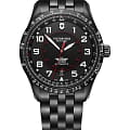 Victorinox Victorinox AirBoss 241974  241974 механические мужские часы черный циферблат, браслет нержавеющая сталь — вид спереди