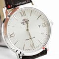 Orient Orient Contemporary RA-AC0F12S, classic automatic япония мужские часы на браслете кожаный боковой вид