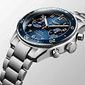 Longines Longines Spirit Flyback L3.821.4.93.6 механические мужские часы часы крупный план синий циферблата