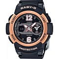 Casio Casio Baby-G BGA-210-1B  BGA-210-1B кварцевые женские часы черный циферблат, браслет силикон — вид спереди