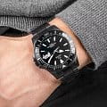 Jaguar Jaguar Executive Diver J989/1,  швейцария мужские часы на браслете нержавеющая сталь с pvd-покрытием боковой вид