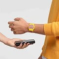 Swatch Swatch New Gent Biosourced Swatch Pay! SO29Z129-5300 кварцевые женские часы часы крупный план цветной циферблата