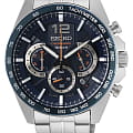 Seiko Seiko Conceptual Series Sports SSB345P1  SSB345P1 кварцевые мужские часы  синий циферблат, браслет нержавеющая сталь — вид спереди