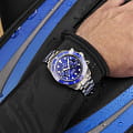 Certina Certina DS Action Diver Chrono C032.827.11.041.00 механические мужские часы часы крупный план синий циферблата