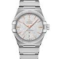 Omega Omega Constellation 131.10.39.20.06.001  13110392006001 механические мужские часы серый циферблат, браслет нержавеющая сталь — вид спереди