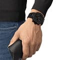 Tissot Tissot T-Race Powermatic 80 Т141.417.37.061.00 механические мужские часы часы крупный план черный циферблата