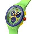 Swatch Swatch Essentials SUSG101 кварцевые мужские часы часы крупный план цветной циферблата
