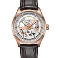 Hamilton Hamilton Jazzmaster Viewmatic Skeleton Gent Auto H42545551  H42545551 механические мужские часы  циферблат, браслет кожаный — вид спереди