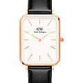 Daniel Wellington Daniel Wellington Quadro Pressed Sheffeld DW00100450  DW00100450 кварцевые женские часы белый циферблат, браслет кожаный — вид спереди