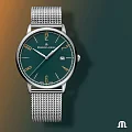 Maurice Lacroix Maurice Lacroix Eliros Date EL1118-SS006-620-1 , наручные мужские часы фото под углом