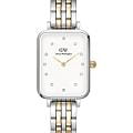 Daniel Wellington Daniel Wellington Quadro DW00100625  DW00100625 кварцевые женские часы  белый циферблат, браслет нержавеющая сталь с pvd-покрытием — вид спереди