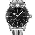 Breitling Breitling Superocean Heritage B20 Automatic 44 AB2030121B1A1  AB2030121B1A1 механические мужские часы черный циферблат, браслет нержавеющая сталь — вид спереди