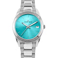 Jacques Lemans Jacques Lemans Classic 1-1878C  1-1878C кварцевые женские часы голубой циферблат, браслет нержавеющая сталь — вид спереди
