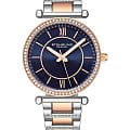 Stuhrling Stuhrling Aria 3905.2  3905.2 кварцевые женские часы синий циферблат, браслет нержавеющая сталь с pvd-покрытием — вид спереди