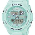 Casio Casio Baby-G G-Lide BAX-100-3A  BAX-100-3A кварцевые женские часы  зеленый циферблат, браслет пластик — вид спереди