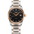 Longines Longines Master Collection L2.257.5.59.7  L22575597 механические женские часы черный циферблат, браслет нержавеющая сталь — вид спереди