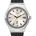 Swatch Swatch Irony Sistem51 Petite Seconde SY23S408  SY23S408 механические женские часы белый циферблат, браслет кожаный — вид спереди