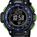 Casio Casio Collection SGW-1000-2BER  SGW-1000-2B электронные мужские часы черный циферблат, браслет пластик — вид спереди