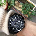 Seiko Seiko Astron GPS Solar SSE079J1 кварцевые мужские часы часы крупный план черный циферблата