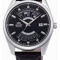 Orient Orient Contemporary RA-BA0006B  RA-BA0006B механические мужские часы черный циферблат, браслет нержавеющая сталь — вид спереди