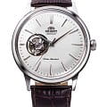 Orient Orient Classic Automatic RN-AG0005S  RN-AG0005S механические мужские часы белый циферблат, браслет кожаный — вид спереди