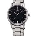 Orient Orient RA-NB0101B  RA-NB0101B механические женские часы черный циферблат, браслет нержавеющая сталь — вид спереди