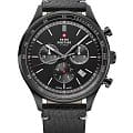 Swiss Military by Chrono Swiss Military by Chrono SM34081.10  SM34081.10 кварцевые мужские часы  черный циферблат, браслет нержавеющая сталь — вид спереди