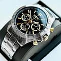 Оригинальные часы Seiko Seiko Spirit Chronograph SBTR015 кварцевые калибр механизма 8t63 общий вид