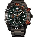 Orient Orient TT16001F (FTT16001F)  FTT16001F  мужские часы зеленый циферблат, браслет  — вид спереди