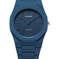 D1 Milano D1 Milano Polycarbon PCBJ21  PCBJ21 кварцевые мужские часы  синий циферблат, браслет пластик — вид спереди