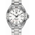 TAG Heuer TAG Heuer Formula 1 WAZ2114.BA0875  WAZ2114.BA0875 механические мужские часы  белый циферблат, браслет нержавеющая сталь — вид спереди