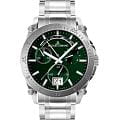 Jacques Lemans Jacques Lemans Derby 1-2198F  1-2198F кварцевые мужские часы зеленый циферблат, браслет нержавеющая сталь — вид спереди
