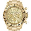Philipp Plein Philipp Plein Nobile Wonder PWCAA1121  PWCAA1121 кварцевые мужские часы золотой циферблат, браслет нержавеющая сталь — вид спереди