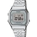 Casio Casio Vintage LA680WA-7DF (LA680WA-7)  LA680WA-7DF кварцевые женские часы  циферблат, браслет нержавеющая сталь — вид спереди