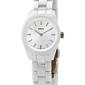 Rado Rado Specchio R31509102  R31509102 кварцевые женские часы белый циферблат, браслет керамика — вид спереди