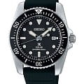 Seiko Seiko Prospex SNE573P1  SNE573P1 кварцевые мужские часы черный циферблат, браслет силикон — вид спереди