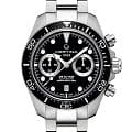 Certina Certina DS Action Diver Chrono C032.827.11.051.00 DS Action C0328271105100 механические мужские часы синий циферблат, браслет нержавеющая сталь 316l — вид спереди