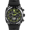 Plein Sport Plein Sport Wildcat PSGBA1023  PSGBA1023 кварцевые мужские часы черный циферблат, браслет силикон — вид спереди