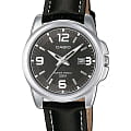 Casio Casio Collection LTP-1314L-8A  LTP-1314L-8A кварцевые женские часы черный циферблат, браслет кожаный — вид спереди