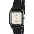 Casio Casio Collection LQ-142E-7ADF (LQ-142E-7A)  LQ-142E-7A кварцевые женские часы черный циферблат, браслет пластик — вид спереди