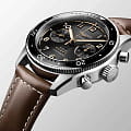 Longines Longines Spirit L3.821.4.53.2 механические мужские часы часы крупный план черный циферблата