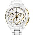 Rado Rado HyperChrome Automatic Chronograph R32037012 Automatic R32037012 механические мужские часы белый циферблат, браслет высокотехнологичная керамика — вид спереди