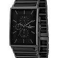 Jacques Lemans Jacques Lemans 1-1817D  1-1817D кварцевые мужские часы  черный циферблат, браслет сталь + ip + керамика — вид спереди
