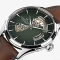 Hamilton Hamilton Jazzmaster Open Heart Auto H32705560 мужские часы зеленый циферблат на запястье