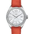 TAG Heuer TAG Heuer Formula 1 WBJ131A.FC8250  WBJ131A.FC8250 кварцевые женские часы белый циферблат, браслет кожаный — вид спереди