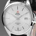 Swiss Military by Chrono Swiss Military by Chrono SMA34085.14  швейцарские мужские часы на браслете кожаный боковой вид