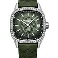 Raymond Weil Raymond Weil Freelancer 2490-SCS-52051  2490-SCS-52051 механические женские часы зеленый циферблат, браслет кожаный — вид спереди